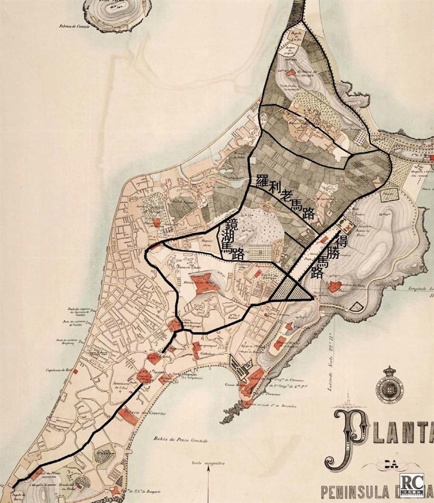 19世紀80年代澳門主要道路網 (10)