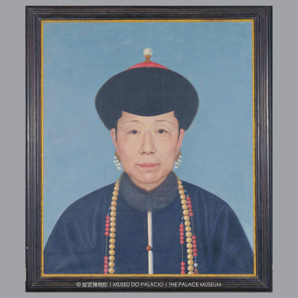 孝聖憲皇后半身像屏